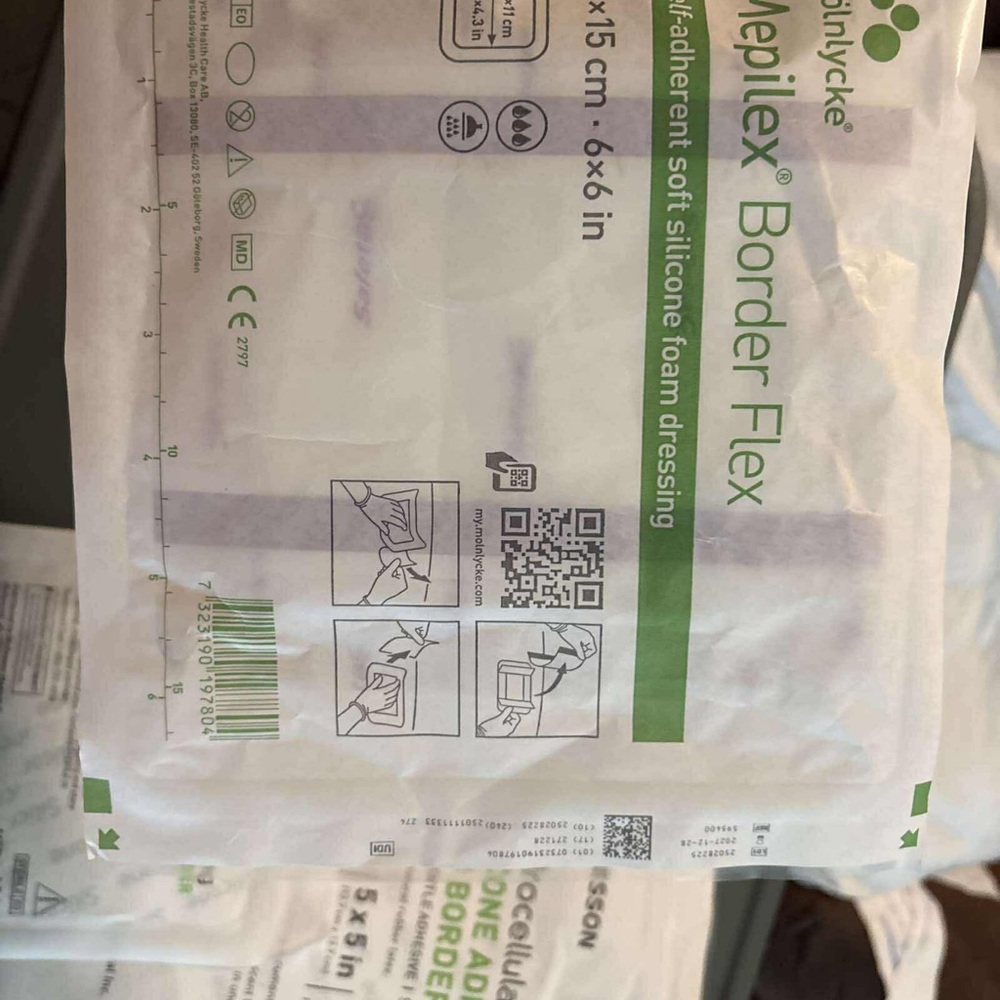 Mepilex Border Flex Silicone Foam Dressing